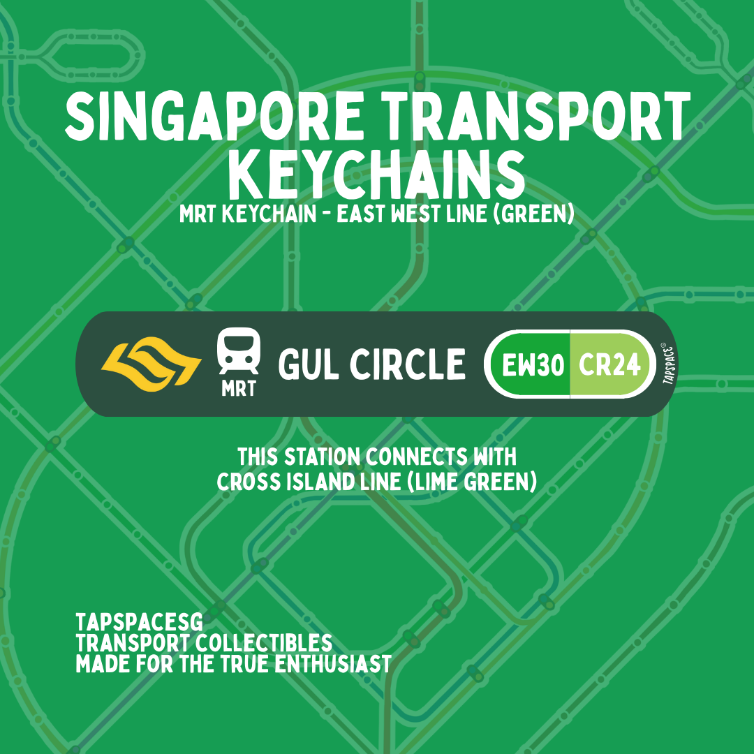 Gul Circle MRT Station Keychain