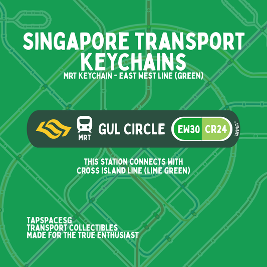 Gul Circle MRT Station Keychain