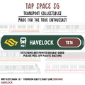 Havelock MRT Station Keychain