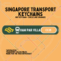 Haw Par Villa MRT Station Keychain