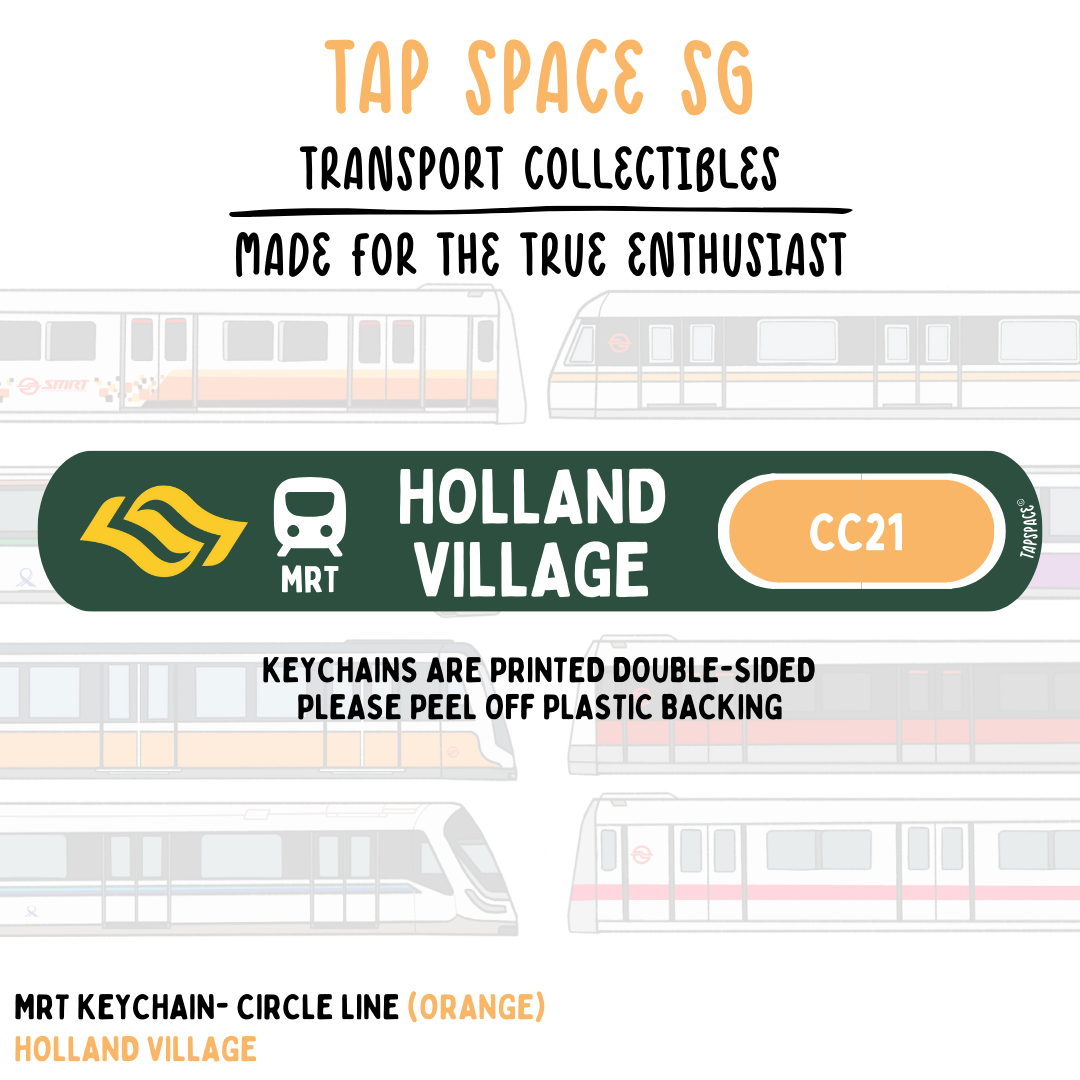 Holland Village MRT Station Keychain