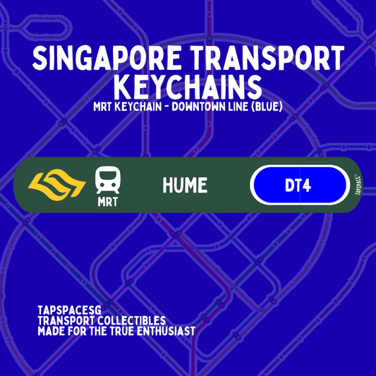 Hume MRT Station Keychain