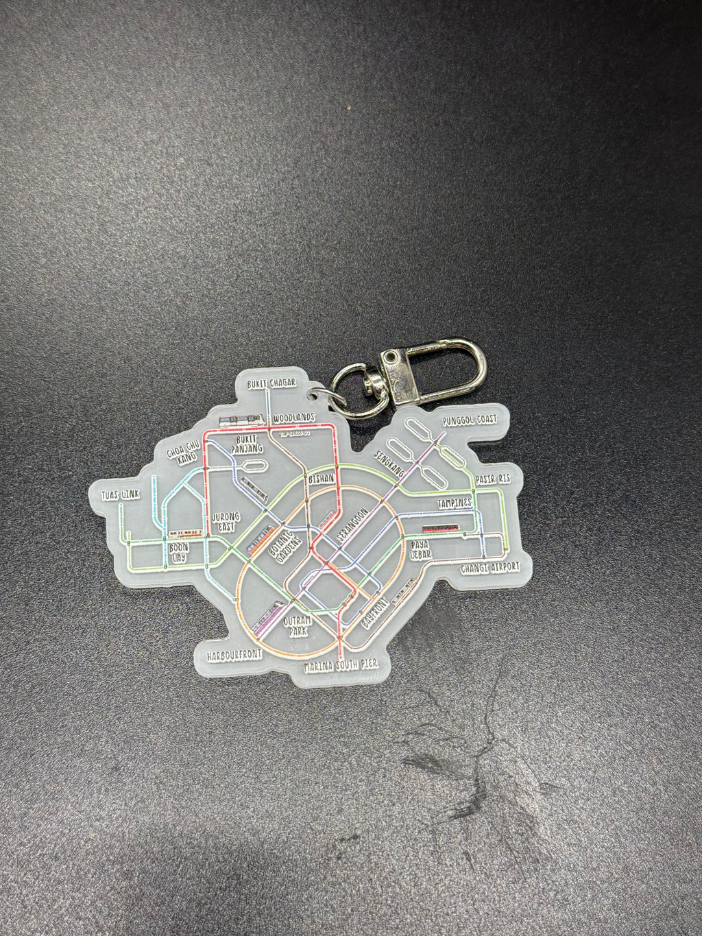 MRT MAP MRT Icons Keychain