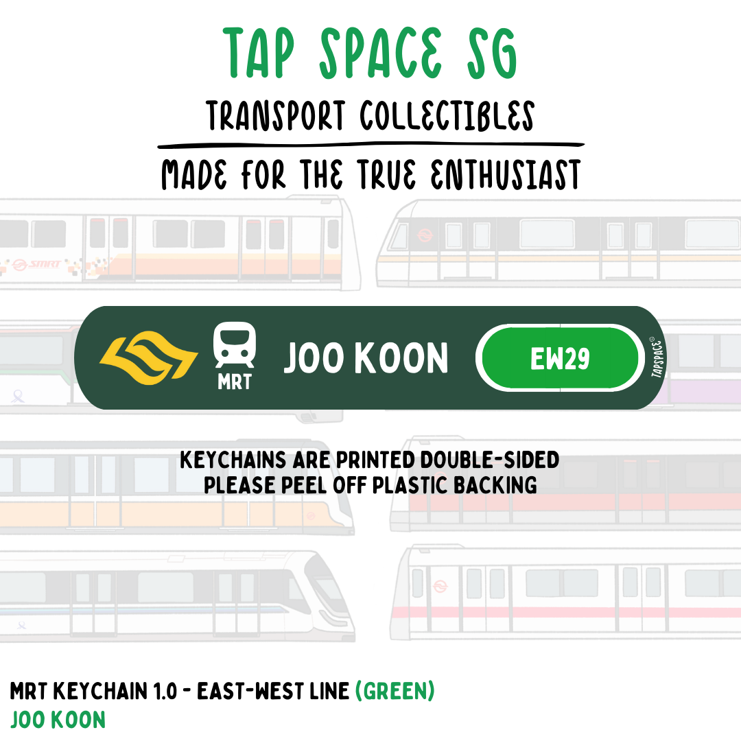 Joo Koon MRT Station Keychain