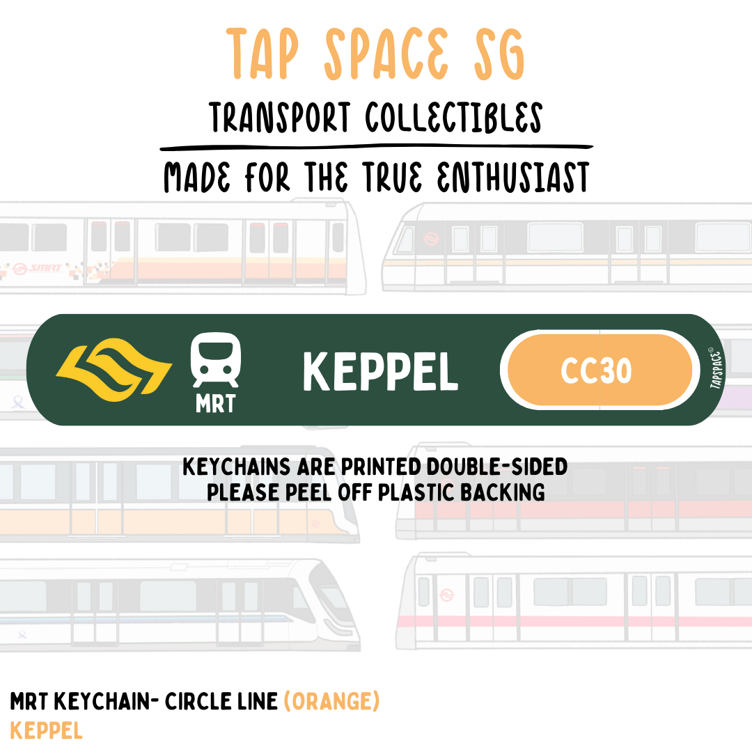 Keppel MRT Station Keychain