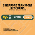 Keppel MRT Station Keychain