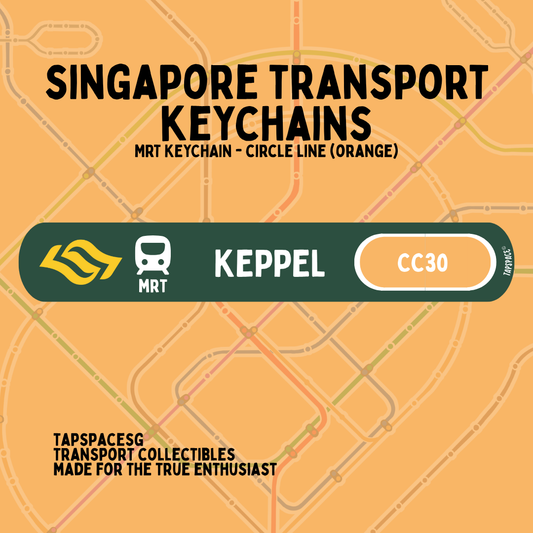 Keppel MRT Station Keychain