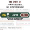 Lentor MRT Station Keychain