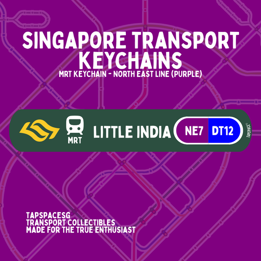 Little India MRT Station Keychain