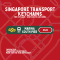 Marina South Pier MRT Station Keychain