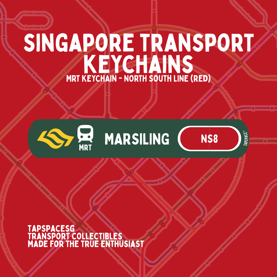 Marsiling MRT Station Keychain
