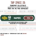Napier MRT Station Keychain