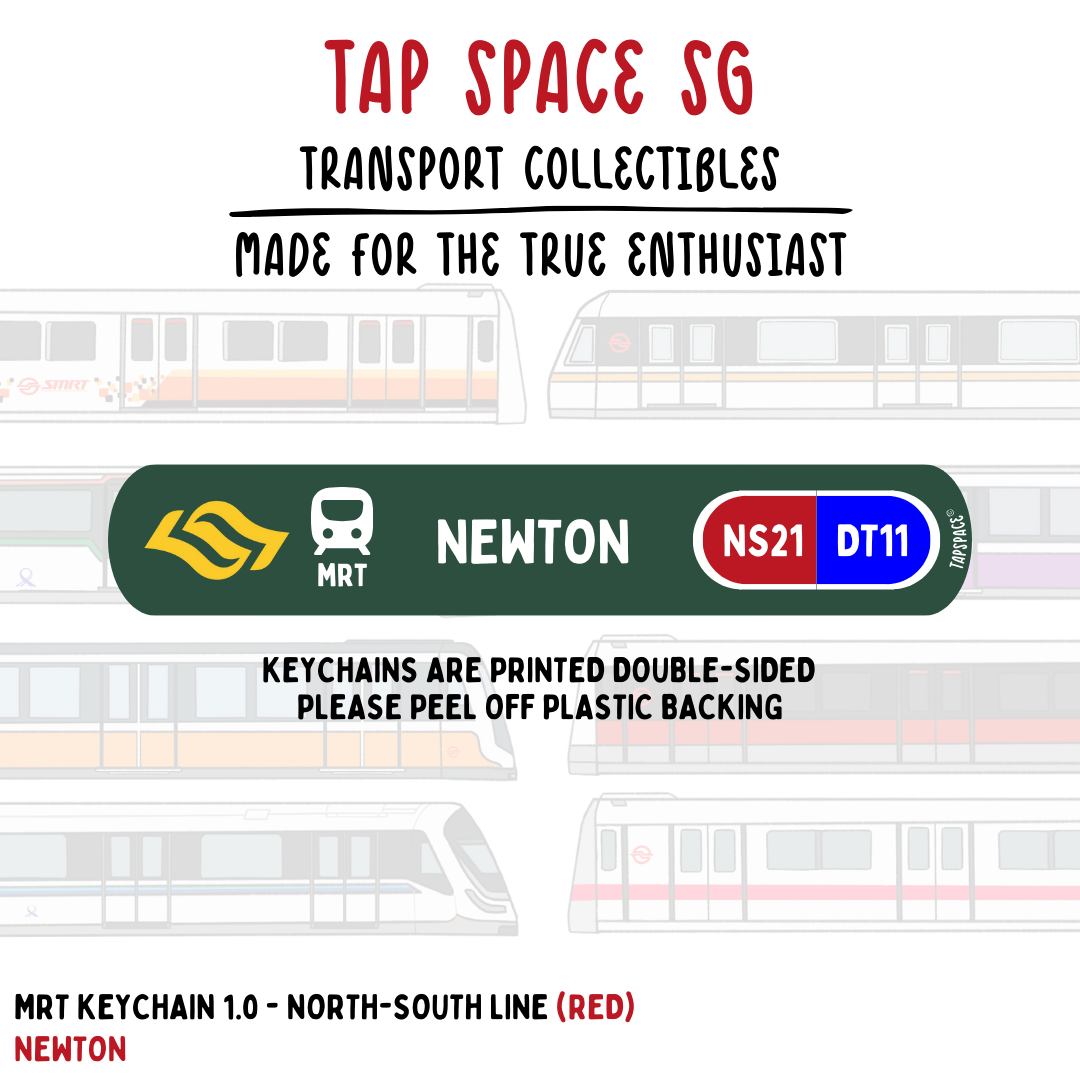 Newton MRT Station Keychain