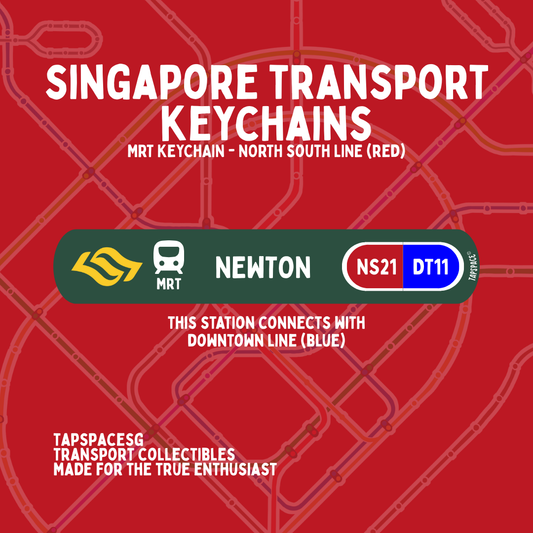 Newton MRT Station Keychain