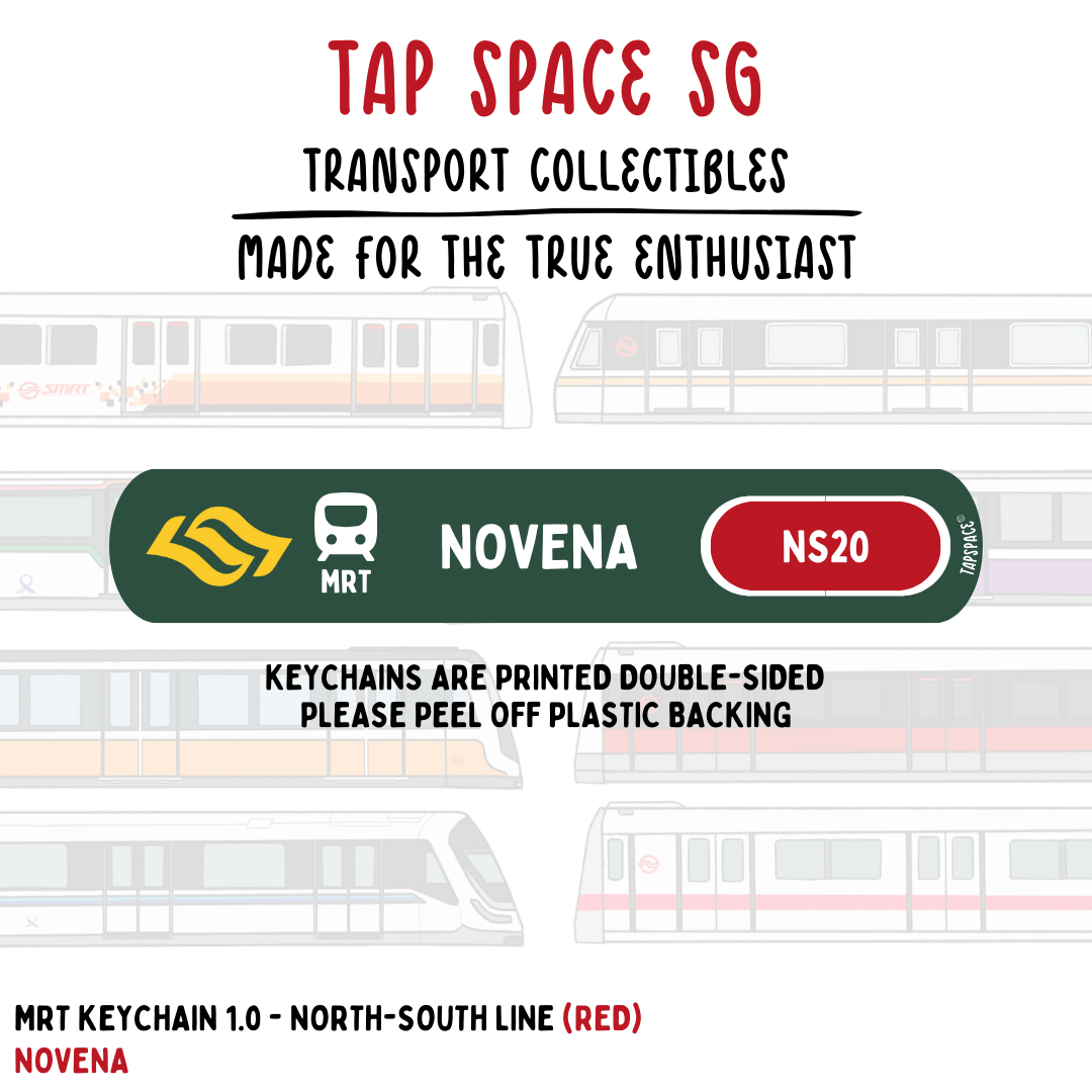 Novena MRT Station Keychain
