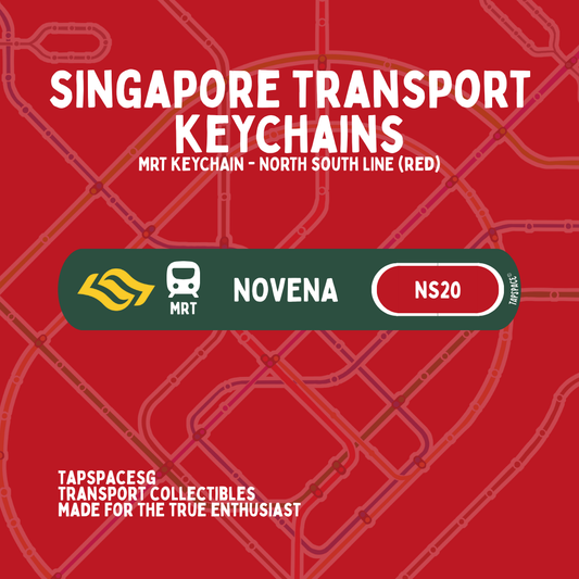 Novena MRT Station Keychain