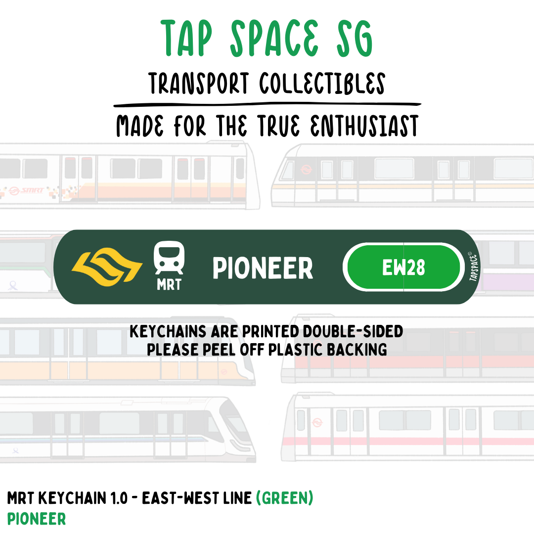 Pioneer MRT Station Keychain
