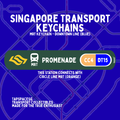 Promenade MRT Station Keychain