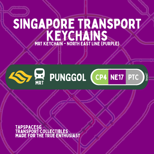 Punggol MRT Station Keychain