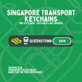 Queenstown MRT Station Keychain