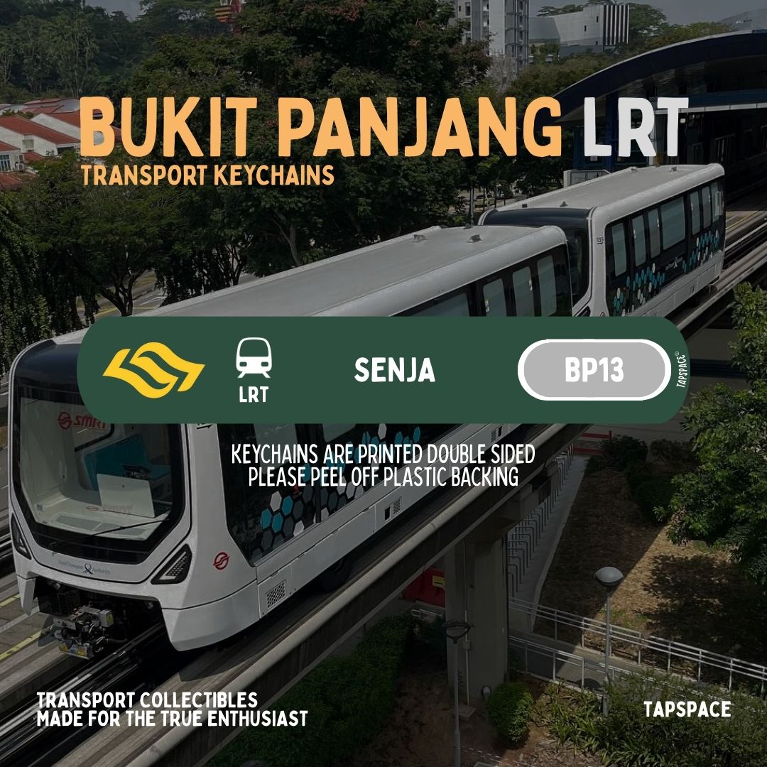 Senja BPLRT Station Keychain
