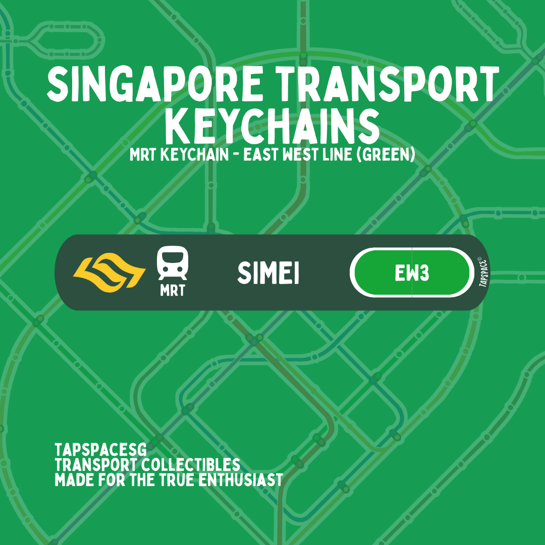 Simei MRT Station Keychain