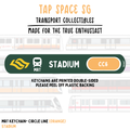Stadium MRT Station Keychain