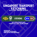 Stevens MRT Station Keychain