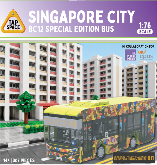 Tap Space × CPAS – BC12 Special Edition Transport Blocks Bus | Purple Parade 2026 💜🚌