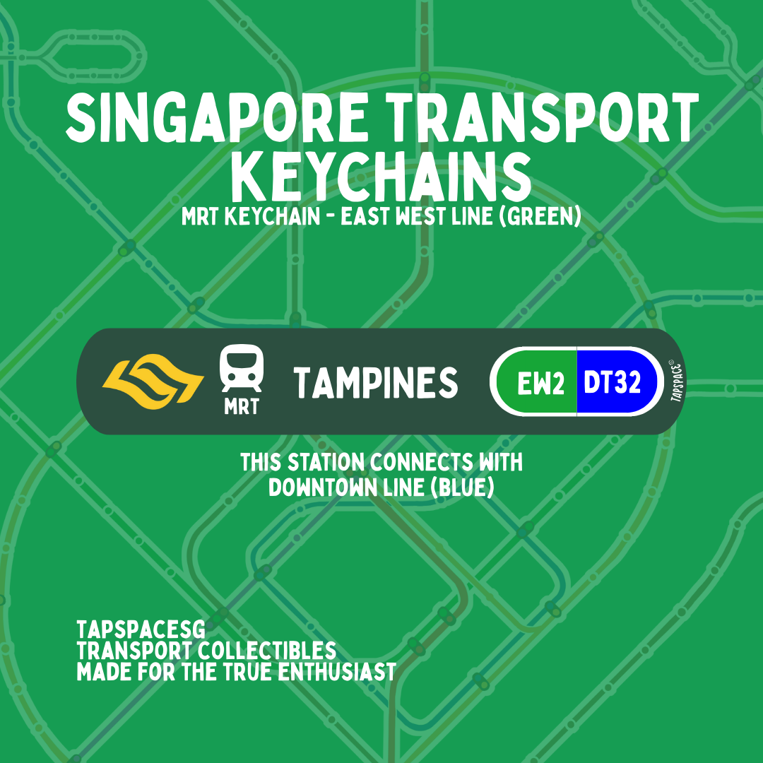 Tampines MRT Station Keychain