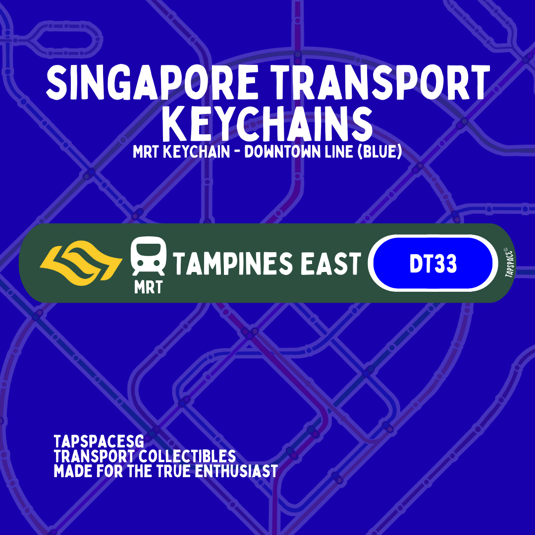 Tampines East MRT Station Keychain