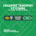 Tanjong Pagar MRT Station Keychain