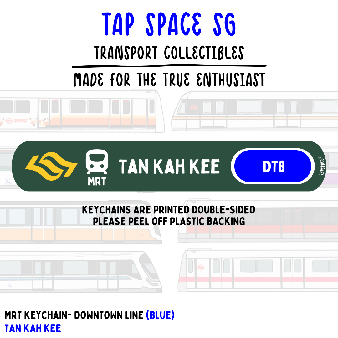 Tan Kah Kee MRT Station Keychain