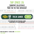 Teck Ghee MRT Station Keychain