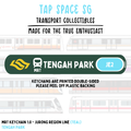 Tengah Park MRT Station Keychain