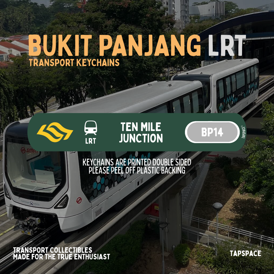 Ten Mile Junction BPLRT Station Keychain