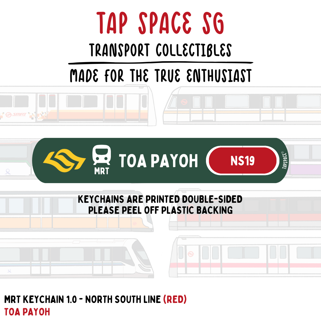 Toa Payoh MRT Station Keychain