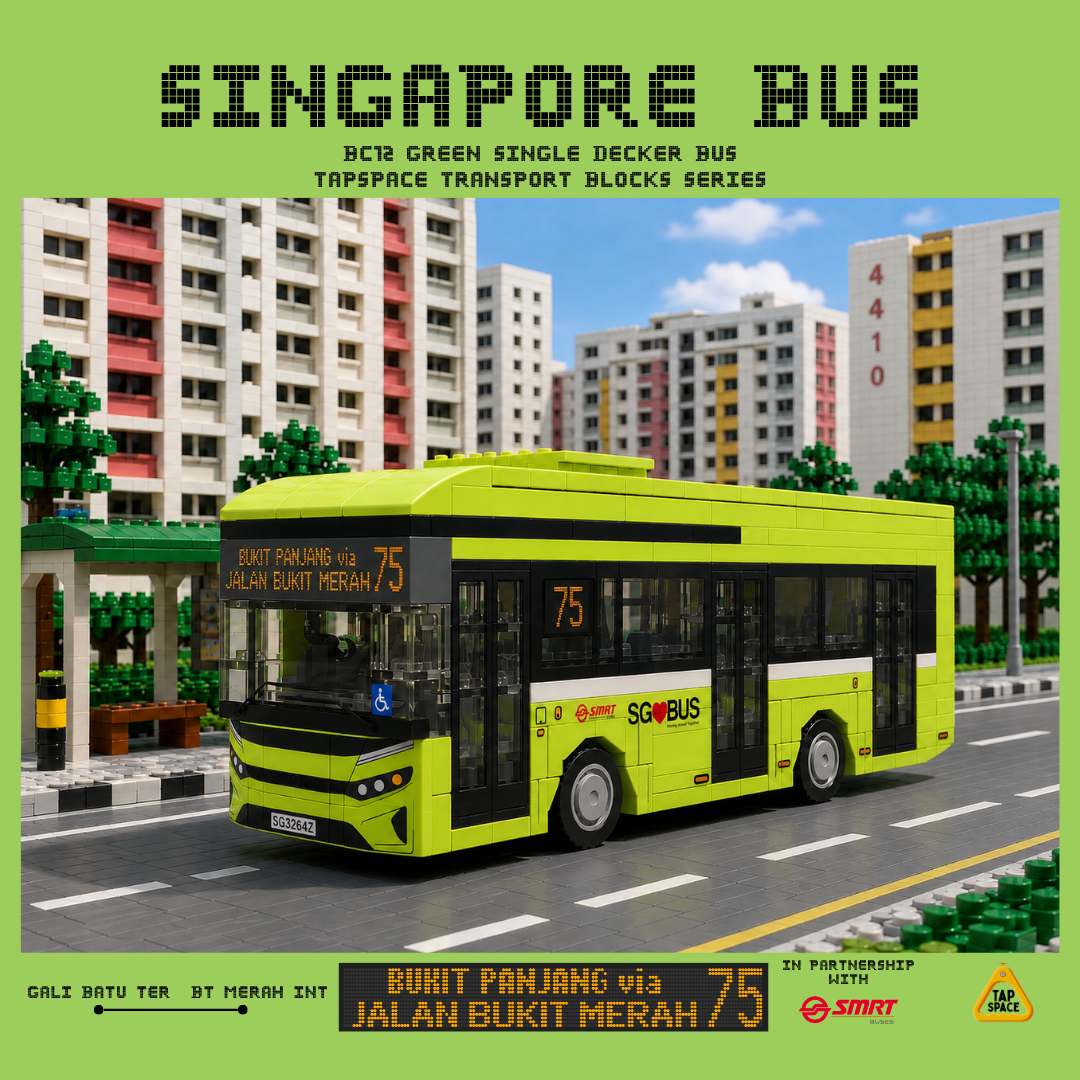 SG01 - BC12 SMRT Green Bus (Svc 75) Blocks