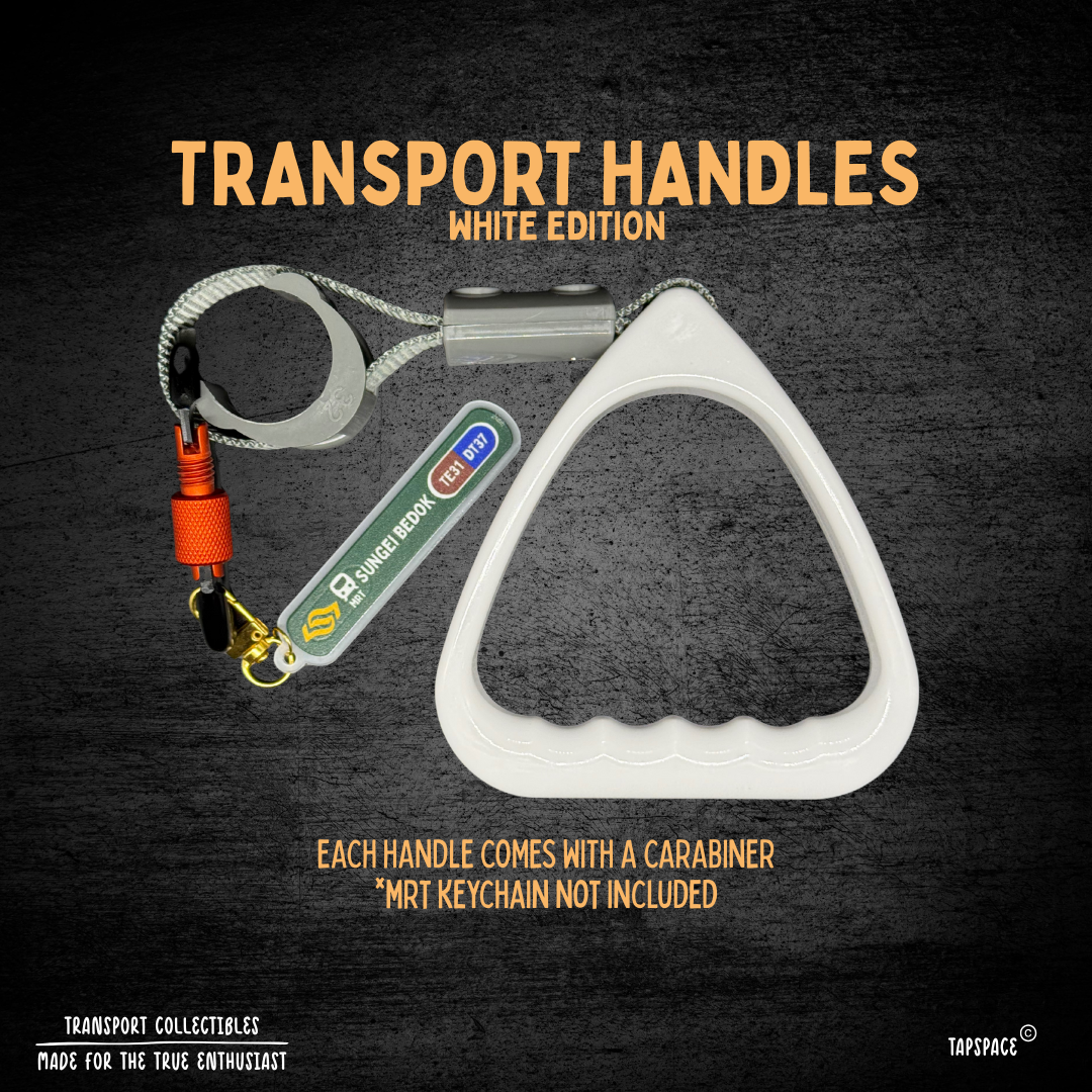 Bus and Train Handle White - The Transport Handle