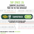 Tavistock MRT Station Keychain