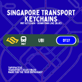 Ubi MRT Station Keychain
