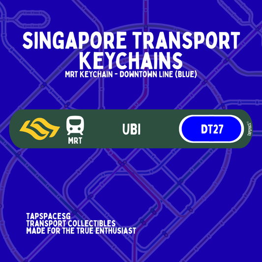 Ubi MRT Station Keychain