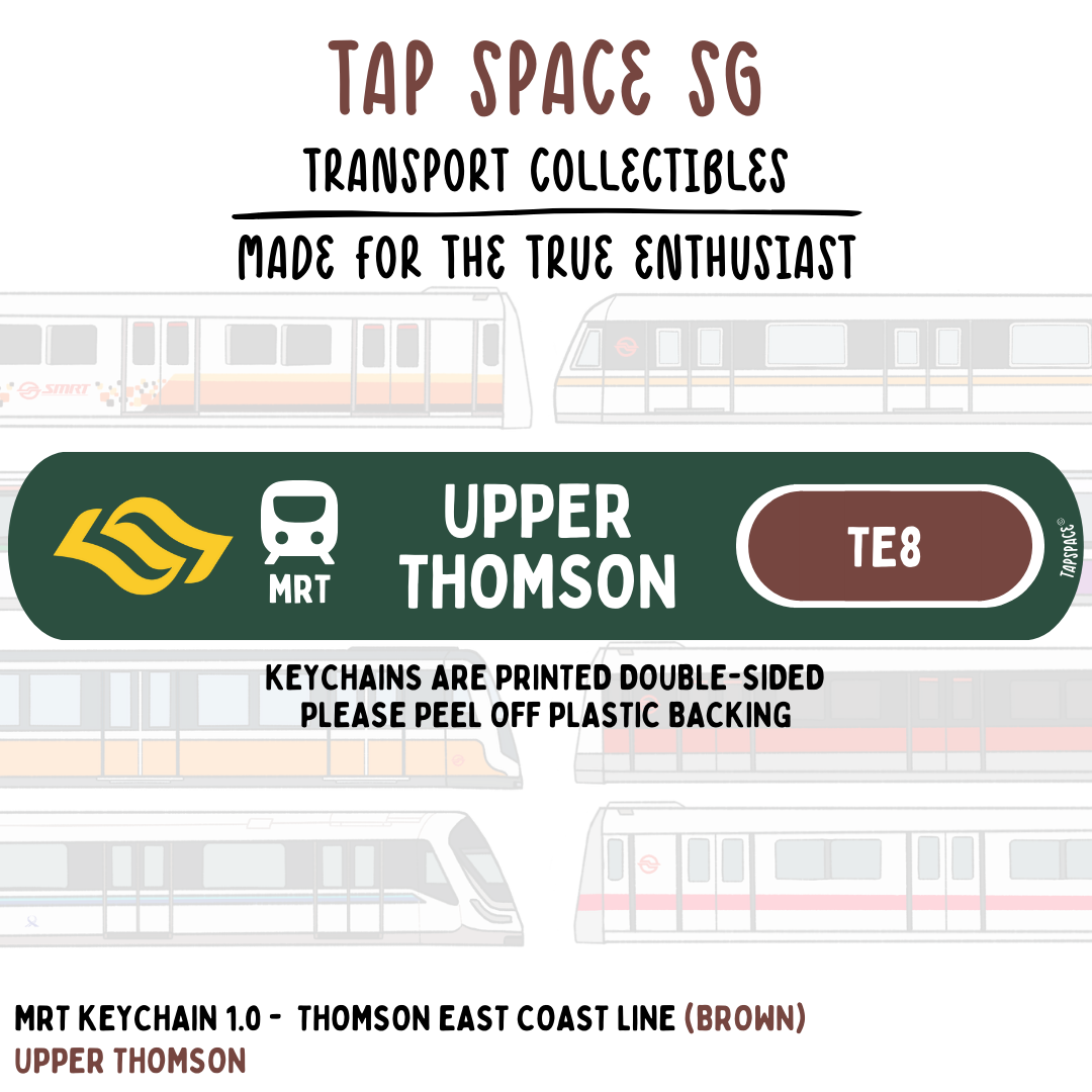 Upper Thomson MRT Station Keychain