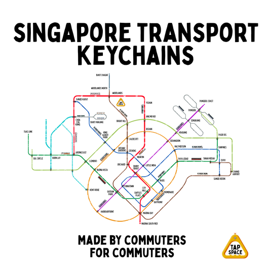 MRT MAP MRT Icons Keychain