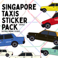 Singapore Taxis Sticker Bundle Pack
