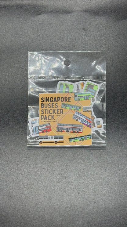 Singapore Buses Sticker Bundle Pack